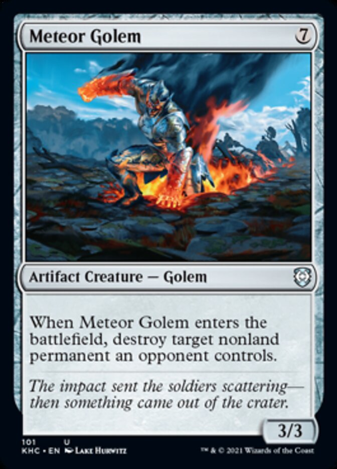 Meteor Golem [Kaldheim Commander] | Red Riot Games CA