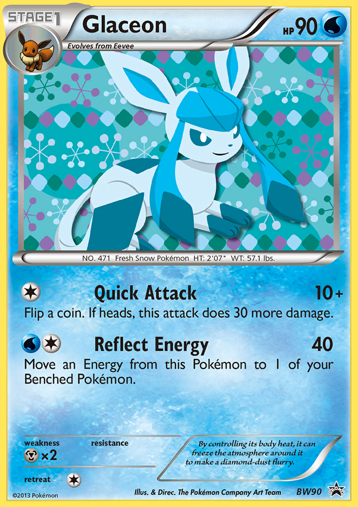 Glaceon (BW90) [Black & White: Black Star Promos] | Red Riot Games CA