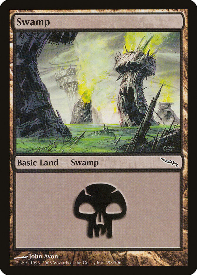 Swamp (298) [Mirrodin] | Red Riot Games CA