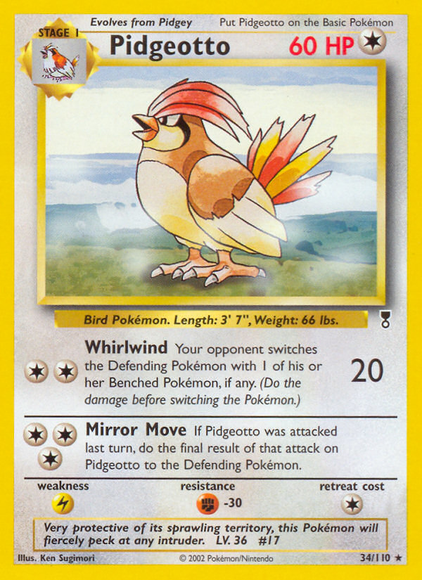 Pidgeotto (34/110) [Legendary Collection] | Red Riot Games CA