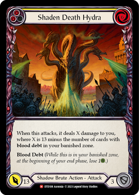 Shaden Death Hydra [DTD108] (Dusk Till Dawn)  Rainbow Foil | Red Riot Games CA
