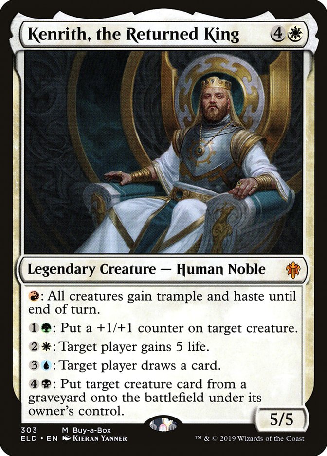 Kenrith, the Returned King (Buy-A-Box) [Throne of Eldraine Promos] | Red Riot Games CA