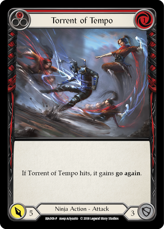 Torrent of Tempo [IRA006-P] (Ira Welcome Deck)  1st Edition Normal | Red Riot Games CA