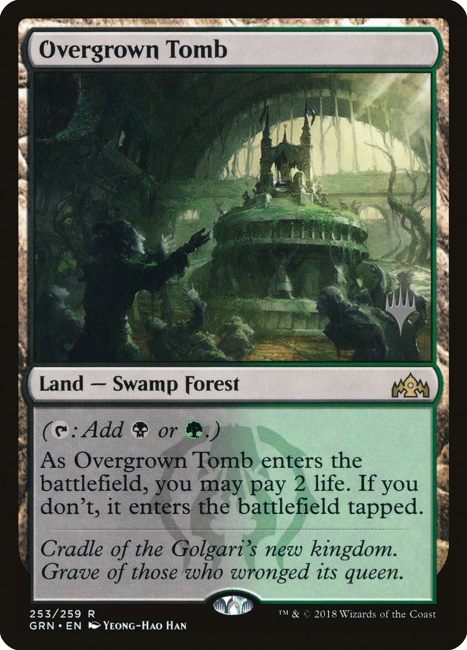 Overgrown Tomb (Promo Pack) [Guilds of Ravnica Promos] | Red Riot Games CA