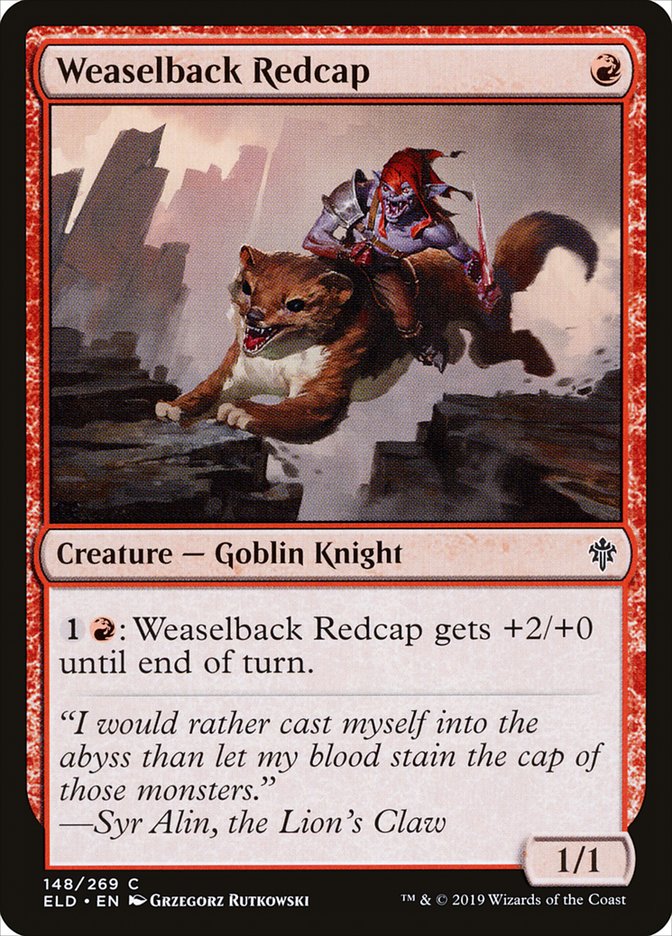 Weaselback Redcap [Throne of Eldraine] | Red Riot Games CA