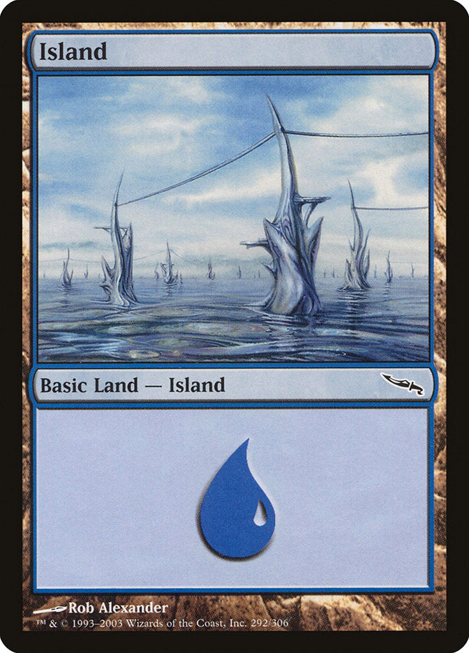 Island (292) [Mirrodin] | Red Riot Games CA