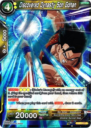 Discovered Dynasty Son Gohan (BT4-083) [Colossal Warfare] | Red Riot Games CA