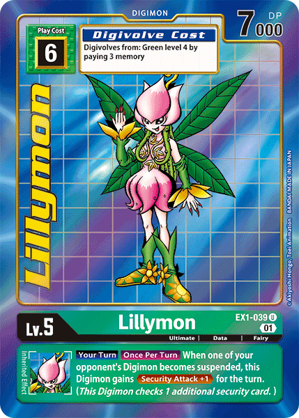 Lillymon [EX1-039] (Alternate Art) [Classic Collection] | Red Riot Games CA