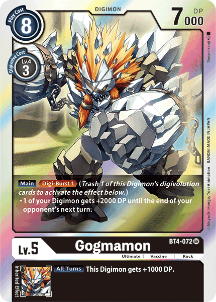 Gogmamon [BT4-072] [Great Legend] | Red Riot Games CA