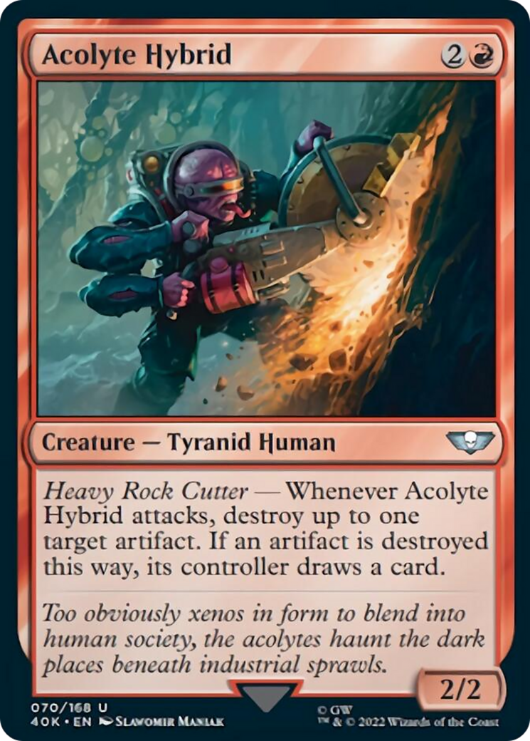 Acolyte Hybrid (Surge Foil) [Warhammer 40,000] | Red Riot Games CA