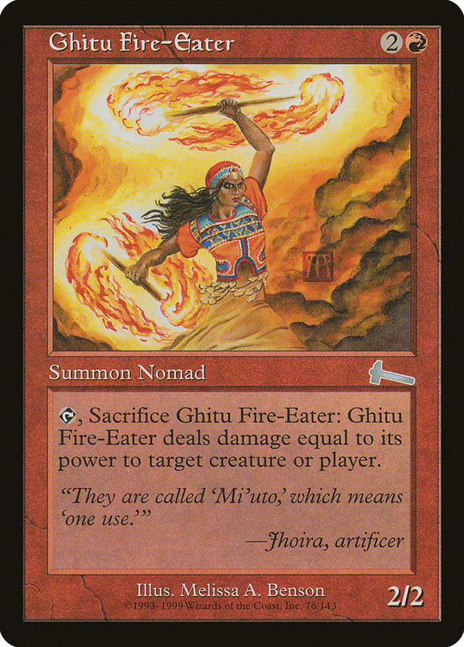 Ghitu Fire-Eater [Urza's Legacy] | Red Riot Games CA