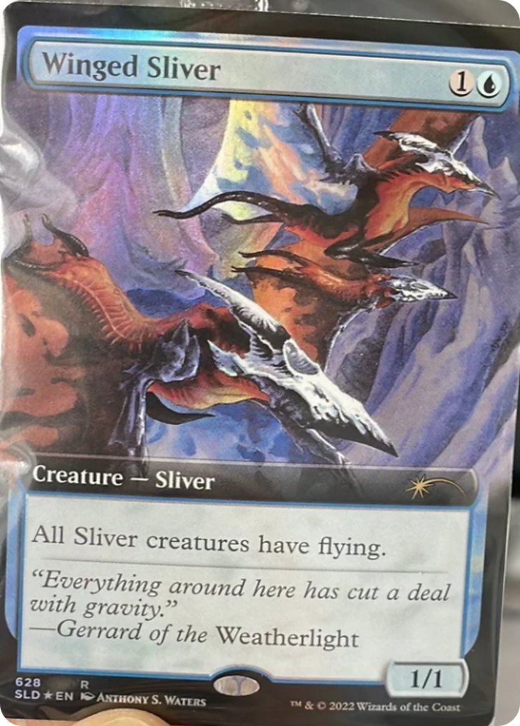 Winged Sliver (Extended Art) [Secret Lair Drop Promos] | Red Riot Games CA