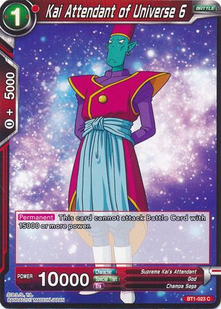 Kai Attendant of Universe 6 (BT1-023) [Galactic Battle] | Red Riot Games CA