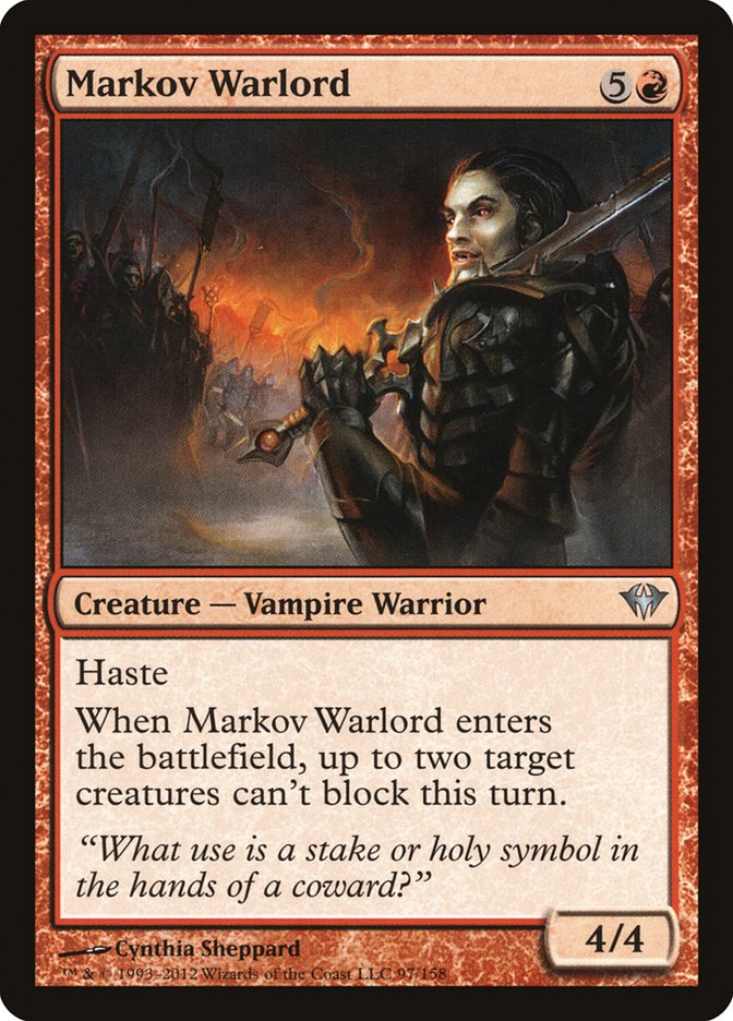 Markov Warlord [Dark Ascension] | Red Riot Games CA