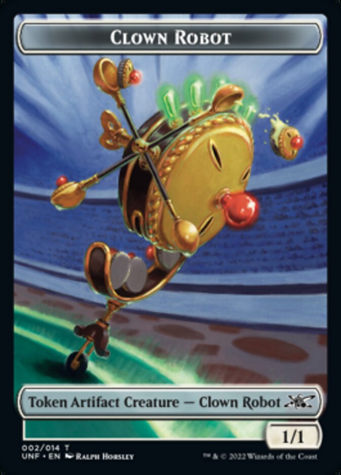 Clown Robot (002) Token [Unfinity Tokens] | Red Riot Games CA