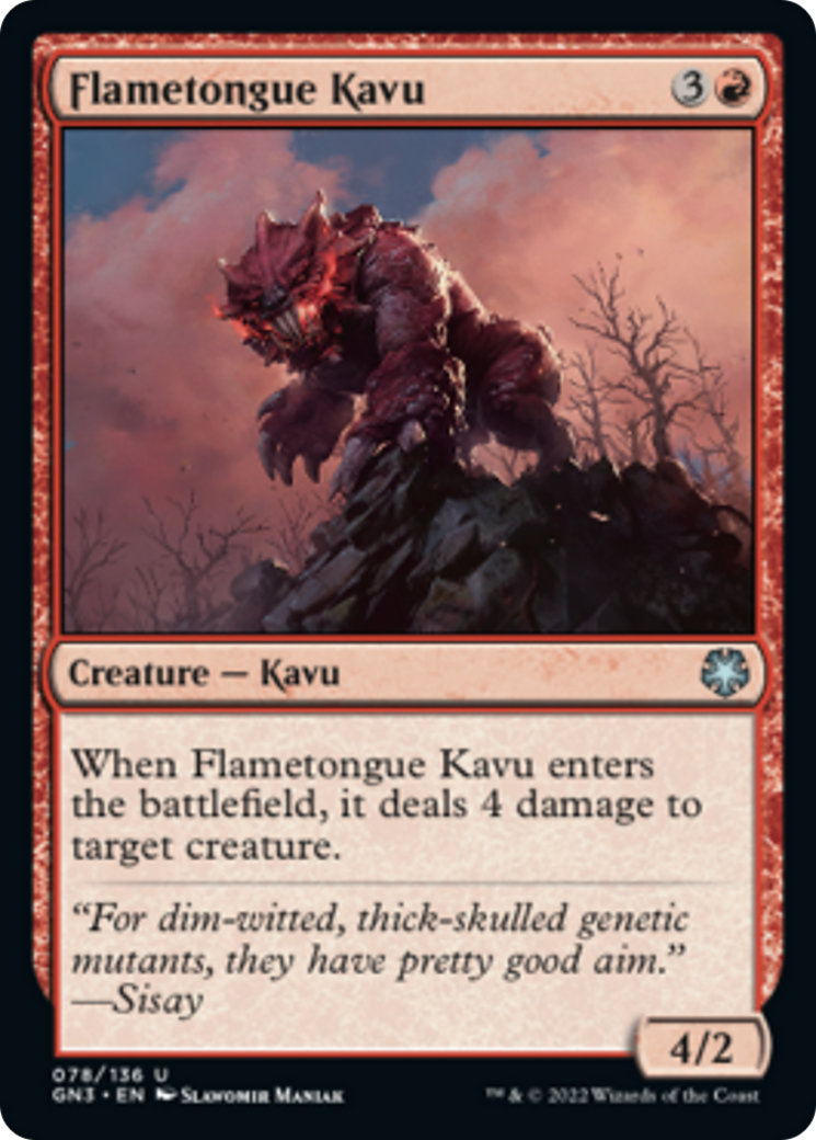 Flametongue Kavu [Game Night: Free-for-All] | Red Riot Games CA