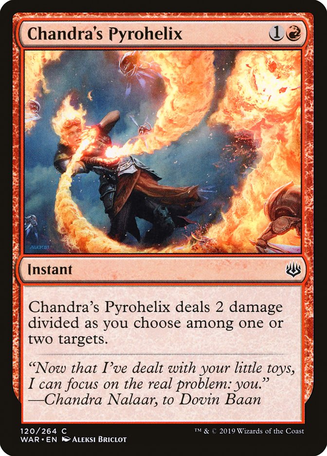 Chandra's Pyrohelix [War of the Spark] | Red Riot Games CA