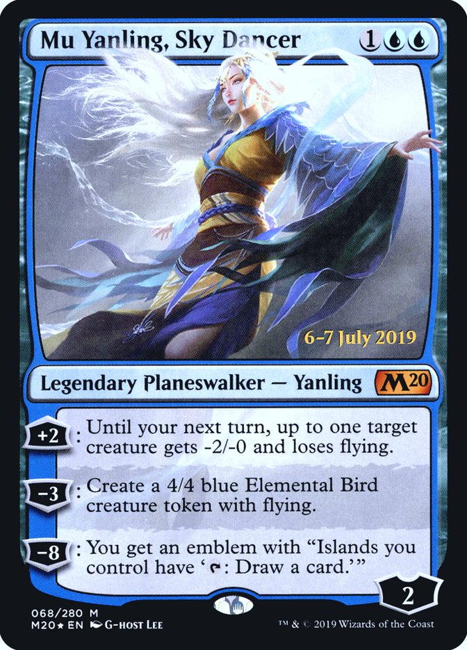 Mu Yanling, Sky Dancer [Core Set 2020 Prerelease Promos] | Red Riot Games CA