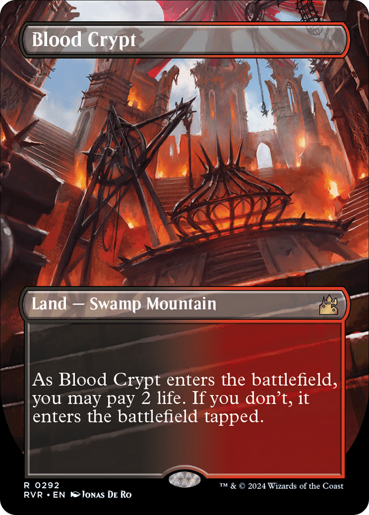 Blood Crypt (Borderless) [Ravnica Remastered] | Red Riot Games CA