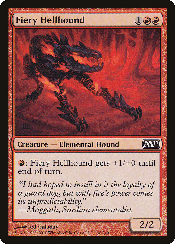 Fiery Hellhound [Magic 2011] | Red Riot Games CA