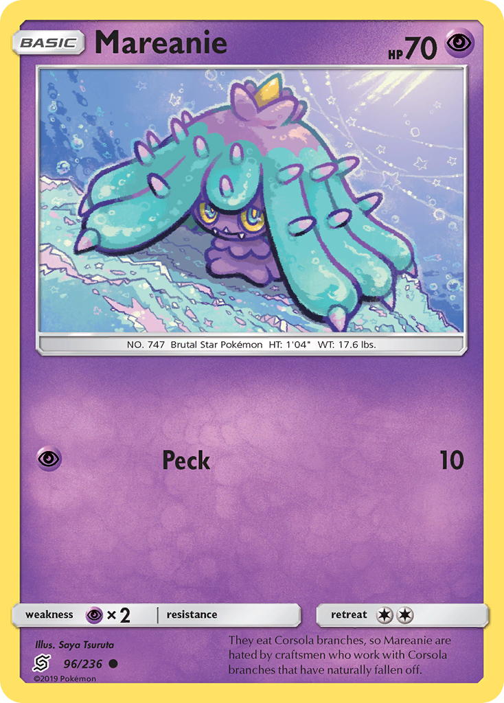 Mareanie (96/236) [Sun & Moon: Unified Minds] | Red Riot Games CA