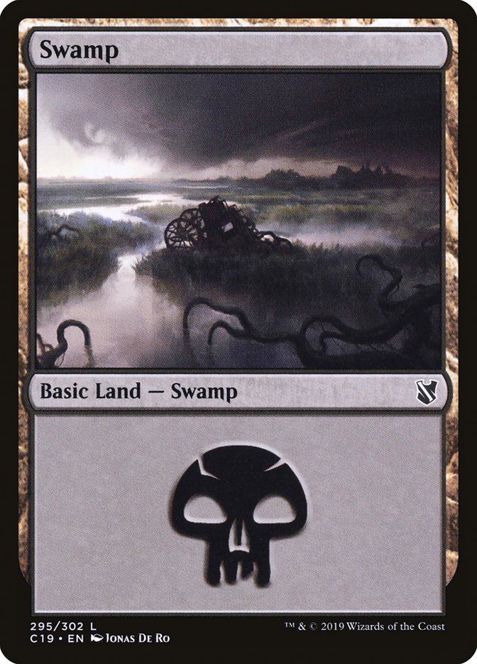 Swamp (295) [Commander 2019] | Red Riot Games CA
