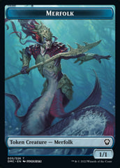Saproling // Merfolk Double-Sided Token [Dominaria United Tokens] | Red Riot Games CA