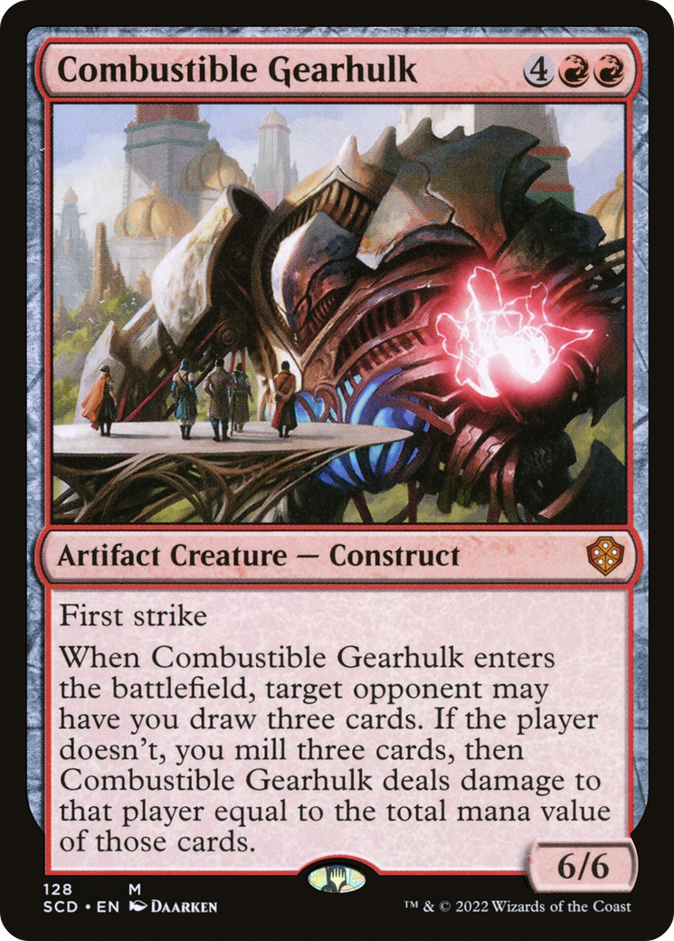 Combustible Gearhulk [Starter Commander Decks] | Red Riot Games CA