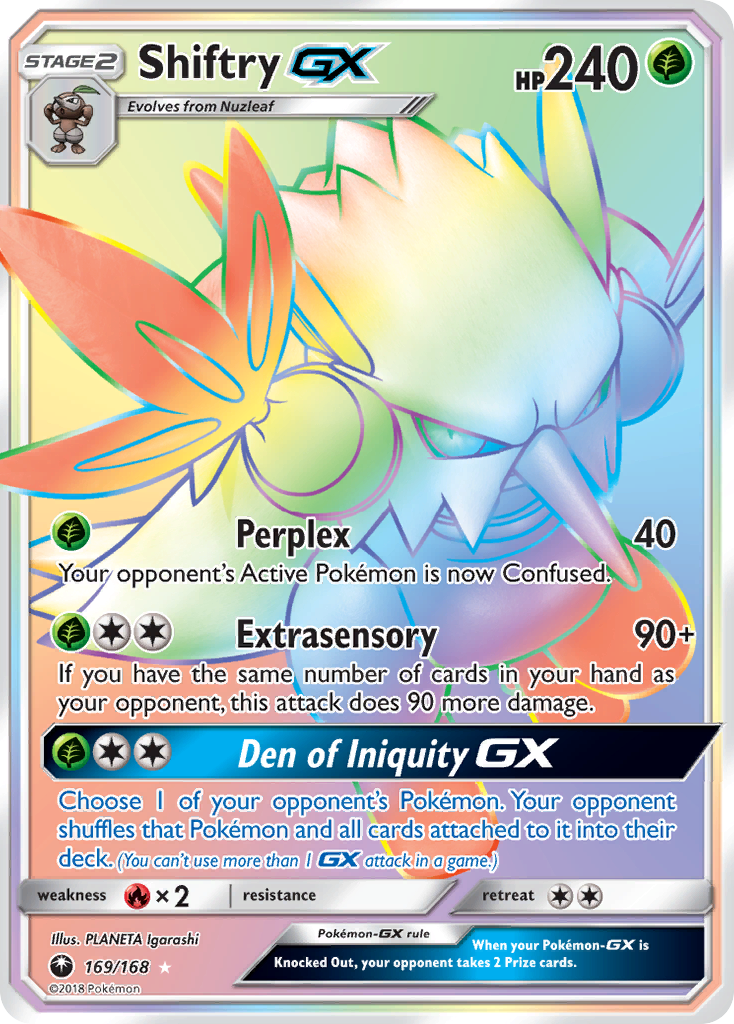 Shiftry GX (169/168) [Sun & Moon: Celestial Storm] | Red Riot Games CA
