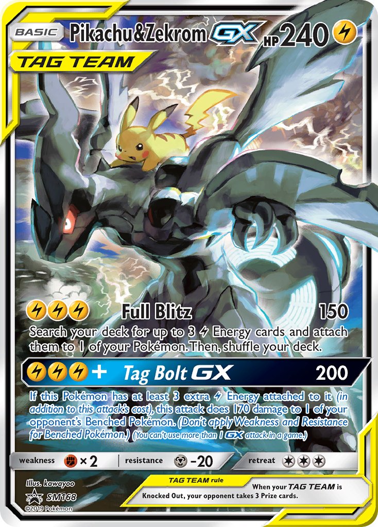 Pikachu & Zekrom GX (SM168) [Sun & Moon: Black Star Promos] | Red Riot Games CA