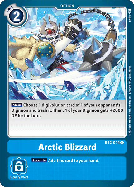 Arctic Blizzard [BT2-094] [Release Special Booster Ver.1.5] | Red Riot Games CA