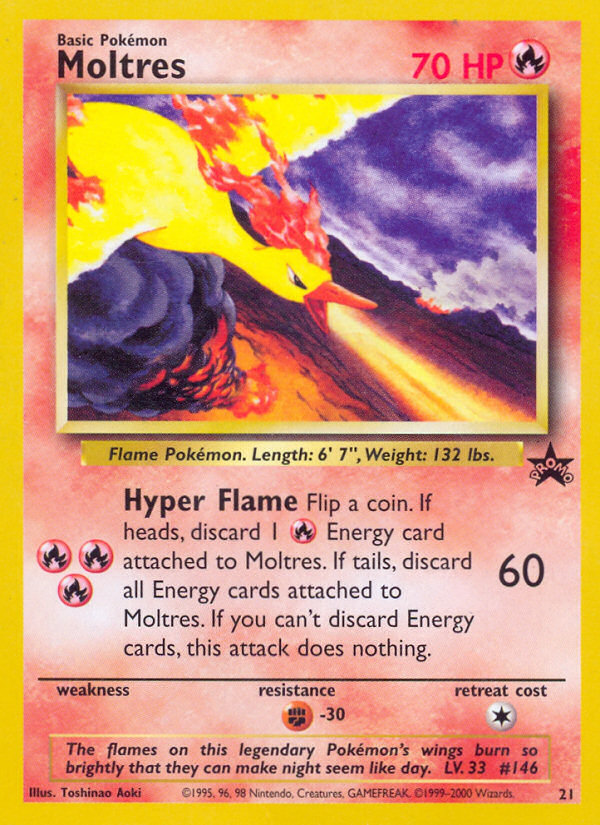 Moltres (21) [Wizards of the Coast: Black Star Promos] | Red Riot Games CA