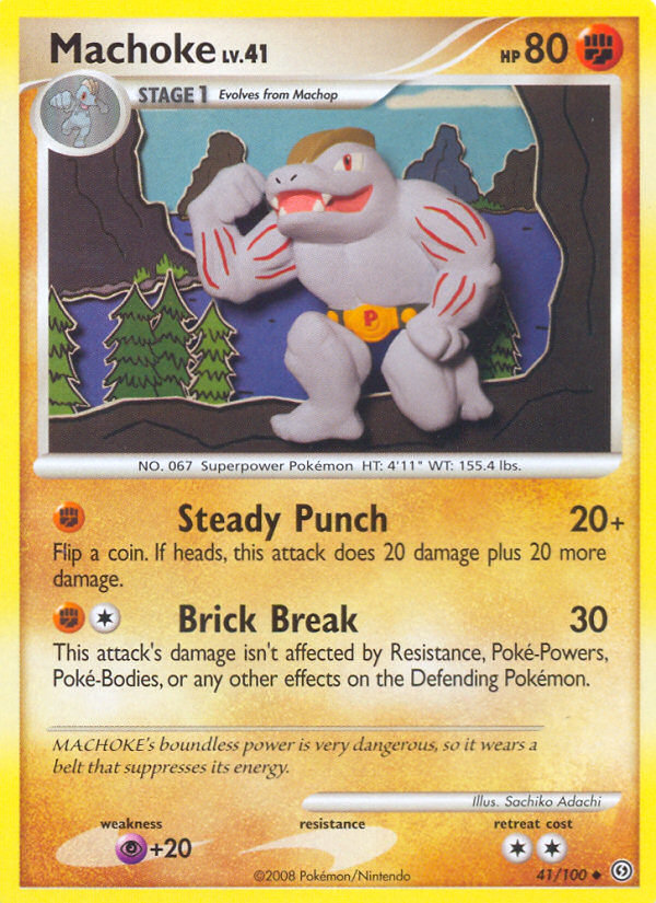 Machoke (41/100) [Diamond & Pearl: Stormfront] | Red Riot Games CA