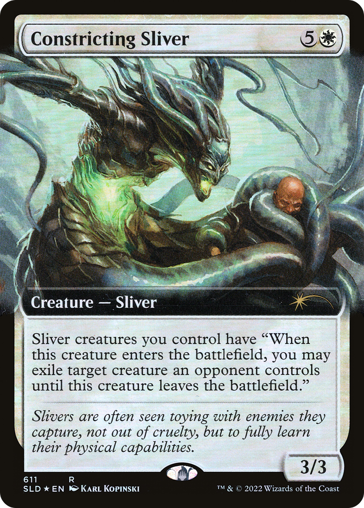Constricting Sliver (Extended Art) [Secret Lair Drop Promos] | Red Riot Games CA