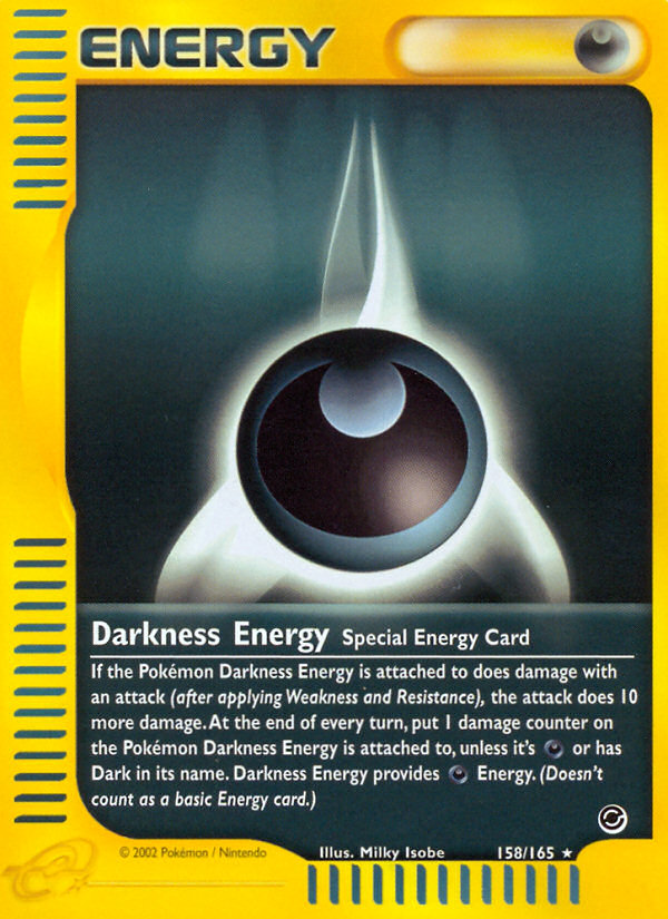 Darkness Energy (158/165) [Expedition: Base Set] | Red Riot Games CA