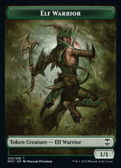 Elf Warrior // Wurm Double-Sided Token [Streets of New Capenna Commander Tokens] | Red Riot Games CA