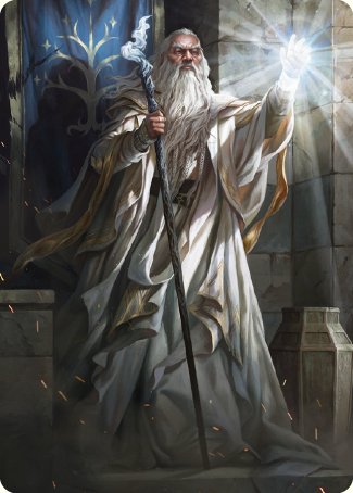 Gandalf the White Art Card [The Lord of the Rings: Tales of Middle-earth Art Series] | Red Riot Games CA