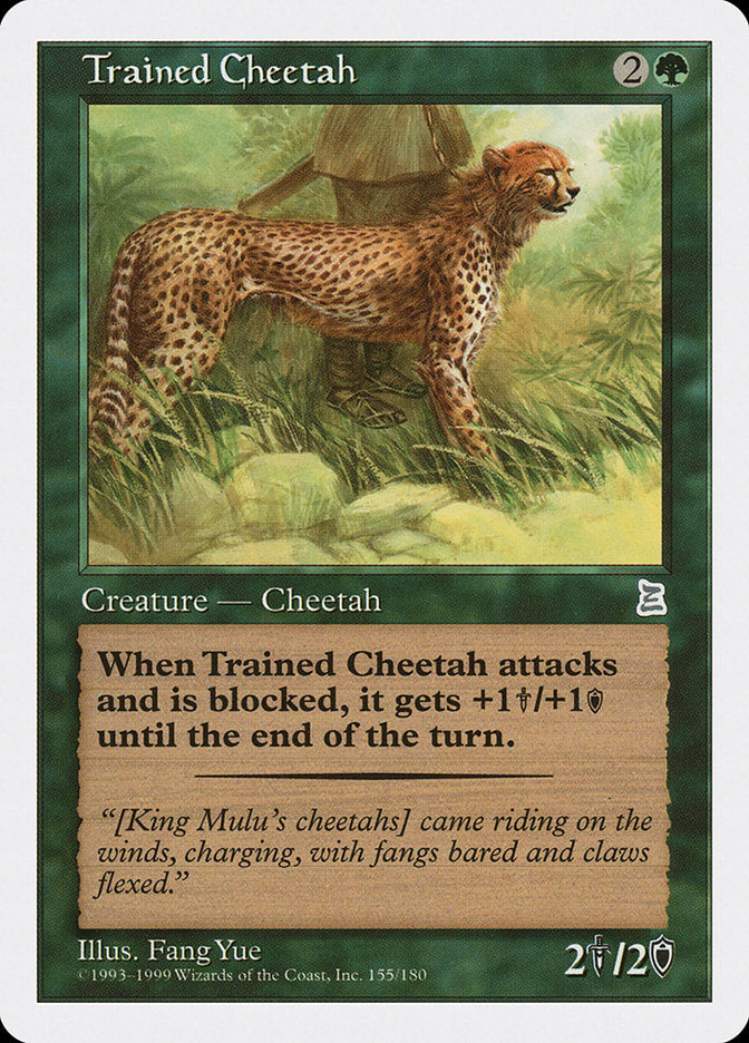 Trained Cheetah [Portal Three Kingdoms] | Red Riot Games CA