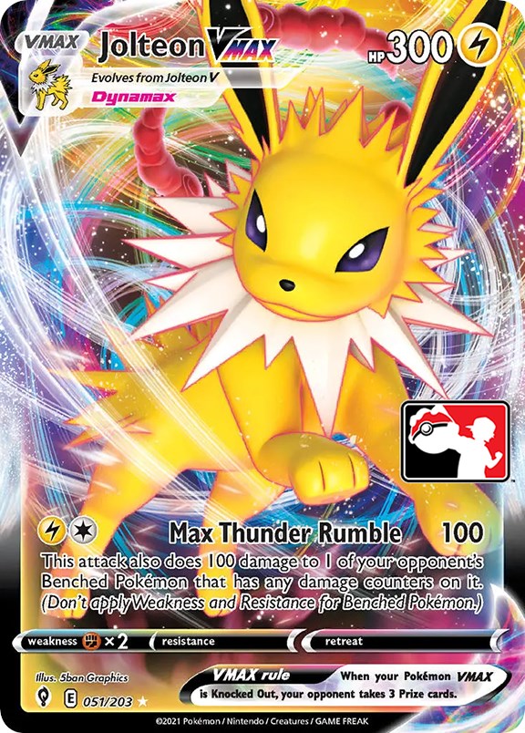 Jolteon VMAX (051/203) [Prize Pack Series One] | Red Riot Games CA