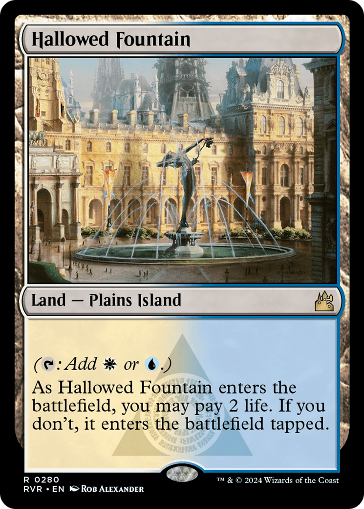 Hallowed Fountain [Ravnica Remastered] | Red Riot Games CA