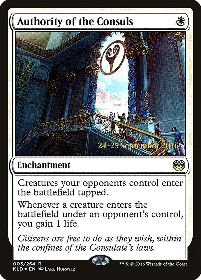 Authority of the Consuls [Kaladesh Prerelease Promos] | Red Riot Games CA