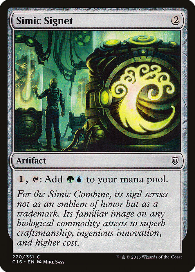 Simic Signet [Commander 2016] | Red Riot Games CA