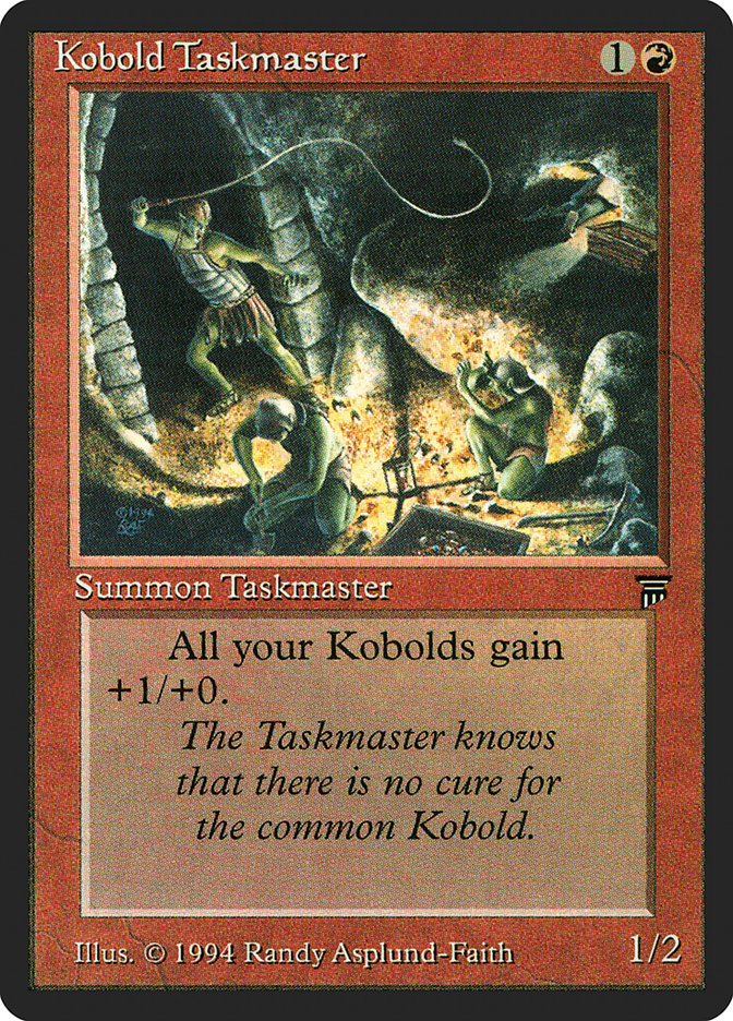 Kobold Taskmaster [Legends] | Red Riot Games CA