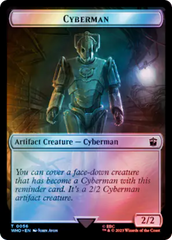 Copy // Cyberman Double-Sided Token (Surge Foil) [Doctor Who Tokens] | Red Riot Games CA
