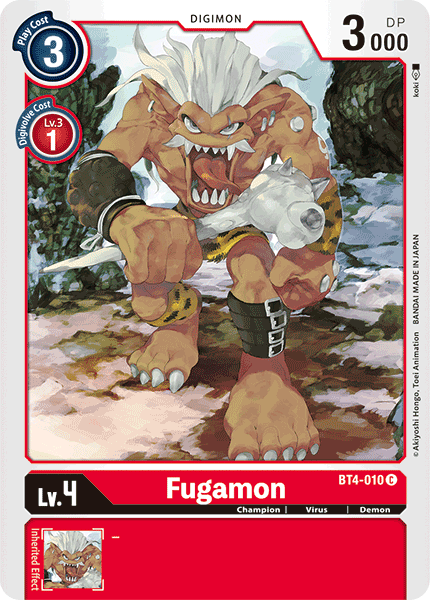 Fugamon [BT4-010] [Great Legend] | Red Riot Games CA
