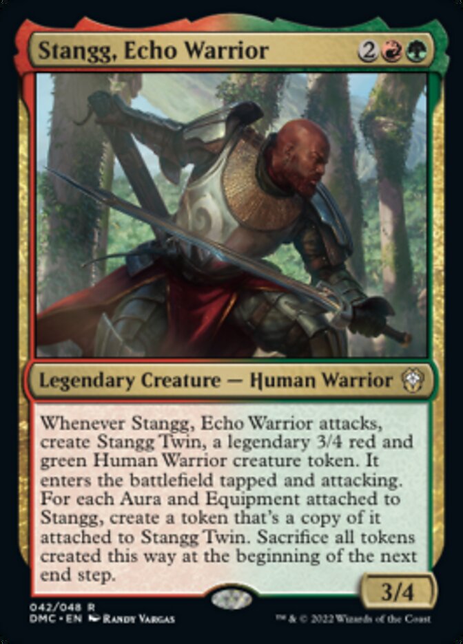 Stangg, Echo Warrior [Dominaria United Commander] | Red Riot Games CA