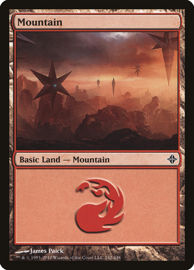 Mountain (242) [Rise of the Eldrazi] | Red Riot Games CA