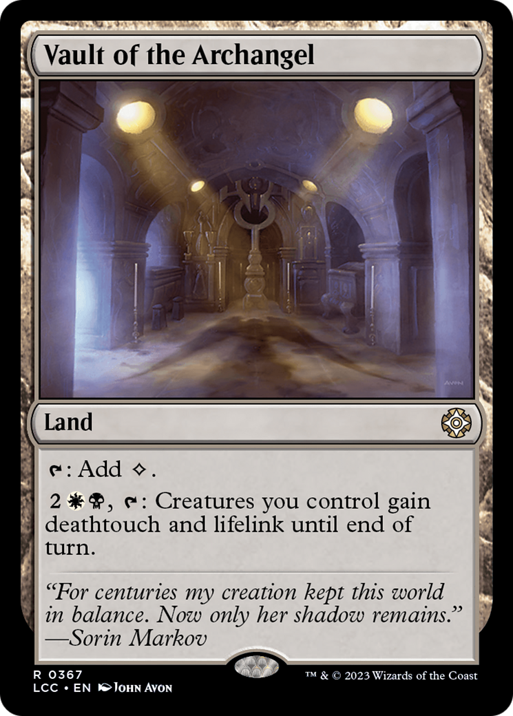 Vault of the Archangel [The Lost Caverns of Ixalan Commander] | Red Riot Games CA