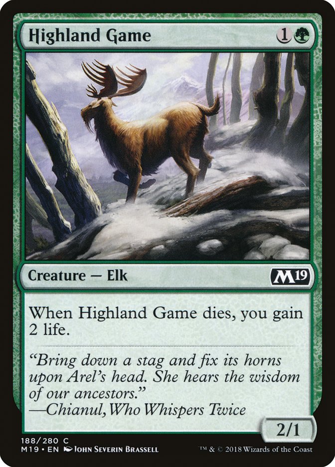 Highland Game [Core Set 2019] | Red Riot Games CA