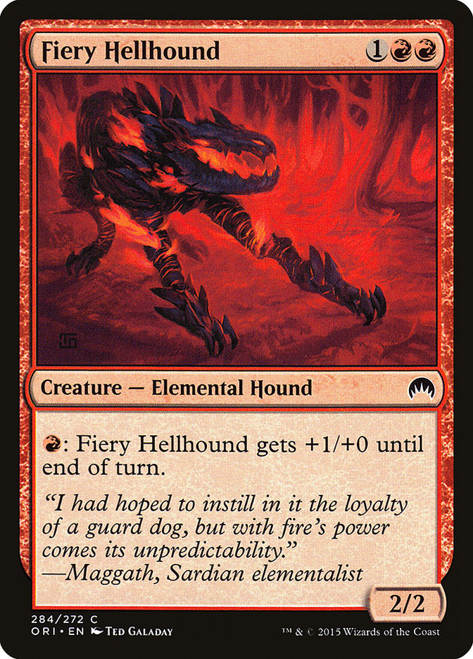 Fiery Hellhound [Magic Origins] | Red Riot Games CA